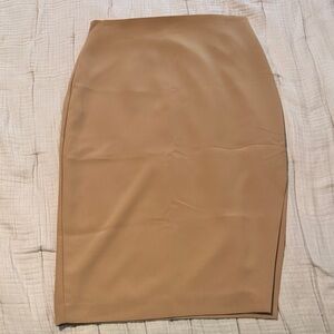 Express Tan Pencil Skirt